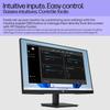 HP V24i G5 24 Inch Computer PC Monitor Full HD IPS 60Hz Refresh Rate 5ms Response Time 250 Nits Brightness AMD FreeSync Anti-Glare Low Blue Light, HDMI DisplayPort, Black (Renewed) view 4