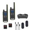 Motorola Solutions T803 Waterproof IP54 Two Way Radio Walkie Talkie 35 mi. Bluetooth w/Charging Dock 2-Pack (Lime Green) view 4