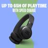 JBL Live 670NC - Wireless On-Ear Headphones with Adaptive Noise Cancelling with Smart Ambient, Up to 65H Battery Life with Speed Charge, Lightweight, Comfortable and Foldable Design (Black) view 3