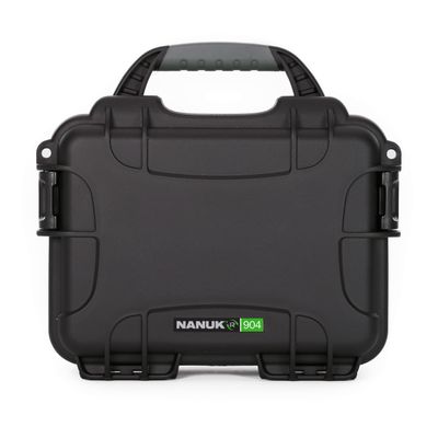NANUK 904R Eco-Friendly Recycled Resin Empty Hard Case- Waterproof, Dustproof and Impact Resistant- Go Green and Minimize Your Carbon Footprint, Black