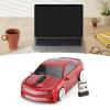 Beufee Car Mouse, 2.4g Wireless Car Mouse with USB Receiver Cool Wireless Gaming Mouse Cordless Mouse Car Wireless Computer Mouse for Laptop(Red) view 2