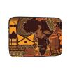 African Map Ethnic Pattern Print Laptop Case Waterproof Shock Resistant Computer Sleeve Case Laptop Protector for Travel Work 10 inch view 1