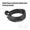 SUNWAYFOTO BA-43 Cell Phone Adapter for Binocular, Universal Smartphone Mount for Binocular, Compatible with Eyepiece Outer Diameter 38-45mm view 2