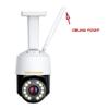 MICROSEVEN M7D5MP-PTZV14X-WPSAA 5MP IP WiFi (2.4/5Ghz) POE 14x Optical Zoom PTZ Professional Open Source Security Dome Camera with Active Deterrence view 4