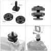 BGNing 1/4'' Camera Hot Shoe Mount Adapter Shoe Interface Tripod Screw Adaptor Flash Hot Shoe Mount for DSLR Camera Compatible with GoPro (2pcs) view 3