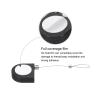MECCANIXITY Retractable Security Cable Lock,Remote Control Security Lock,Remote Control Anti-Lost Rope with Double-Sided Adhesive for TV,DVD,Cell Phone 1Set Black 35.43" Length view 4