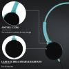 GEEKRIA 24 Pack Wired Headphones for Classroom Adjustable On-Ear Headphones, Kids Headphones Wholesale Children On-Ear Headset for Schools, Student, Libraries, Computer Lab, Bulk Pack view 3