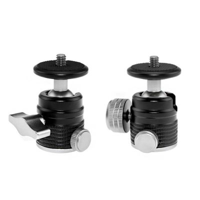 Camera Tripod Ballhead Phone Holder Universal Spherical 360 Mini Digital Camera Headball Photography Accessories for Monopod (Color : YT-30B 1PC)