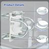 2 Sets Antenna Mast Clamp Cross-Over Bracket Kit with U Bolts for 1"-2" OD Poles, Heavy Duty Mounting Hardware for MINO Yagi TV Antennas, Security Camera, Weather Station view 3