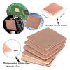 5pcs 0.3mm-2mm Laptop Coppers Sheet Plate Thermal Pad Heatsink Sheet for GPU CPU Chip Cooling (Color : Brass, Size : 15x15x2.0mm) view 3
