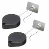 MECCANIXITY Retractable Security Cable Lock,Remote Control Security Lock Rectangular,Remote Control Anti-Lost Rope with Double-Sided Adhesive for TV,DVD,Cup, Phone 2Set Black 39.37" Length view 1
