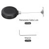 MECCANIXITY 2Set Retractable Security Cable Lock for TV DVD Black 35.43" L view 3
