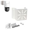 WiTi Mini Size Corner Wall Mount for WiFi IP Camera, Solid Metal Holder Mounting Corner Bracket for Security Cameras,Compatible with Wyze Ring Cameras Bullet and Dome view 1