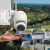 WiTi Mini Size Corner Wall Mount for WiFi IP Camera, Solid Metal Holder Mounting Corner Bracket for Security Cameras,Compatible with Wyze Ring Cameras Bullet and Dome view 3