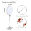 MECCANIXITY 2Set Retractable Security Cable Lock Square Lock White 35.43" L view 2