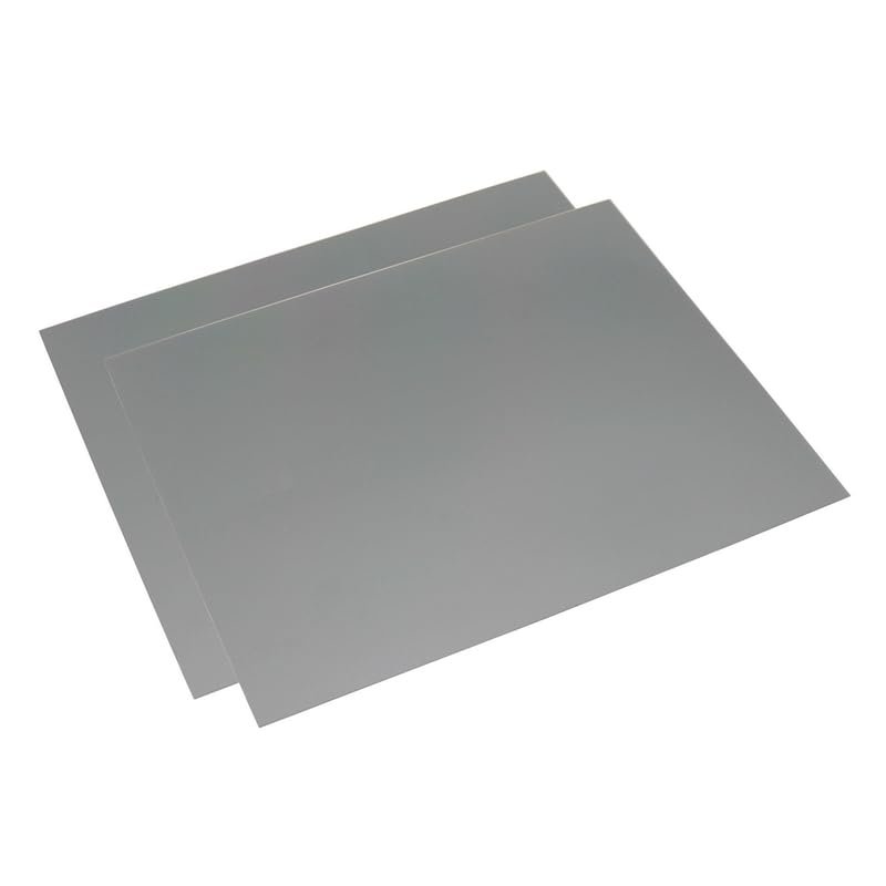 VIGAN 1/2/5PCS 200X170MM Silver Bottom Reflective Polarizer Film For Electric Motorcycle Calculator LCD Display Repairing Accessories (2PCS X Silver Bottom Reflective Polarizer Film)