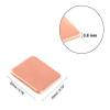5pcs 0.3mm-2mm Laptop Coppers Sheet Plate Thermal Pad Heatsink Sheet for GPU CPU Chip Cooling (Color : Brass, Size : 20x20x0.8mm) view 2