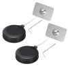MECCANIXITY Retractable Security Cable Lock 35.43" Length Black 2Set view 1