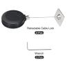 MECCANIXITY Retractable Security Cable Lock 35.43" Length Black 2Set view 3