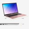 ASUS Laptop L510 Laptop, 15.6" FHD Display, Intel Pentium N6000 Processor, 4GB DDR4 RAM, 128GB eMMC SSD, Intel HD Graphics, Webcam, Windows 11 Home S Mode, 1 Year Office 365, Pink, TWE Mousepad view 2
