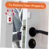 jojofuny 3pcs Door and Window Anti-Theft Alarm Door Alarms for Kids Safety Window Alarm Sensors Door Security Alarm Door Alarm Sensor Alarm for Doors When Opening Abs White view 3