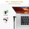 BlueRigger 3.5mm 90 Degree Stereo Audio Cable (6FT, L-Shaped Right Angle Jack, Auxiliary Cable, Male to Male, Hi-Fi Sound)  Aux Cord for Headphones, Car Stereo, Speaker, Phone, Tablet, Laptop view 2