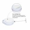 MECCANIXITY Retractable Security Cable Lock,Remote Control Security Lock Round,Remote Control Anti-Lost Rope with Double-Sided Adhesive for TV,DVD,Hardware Cable Lock 2Set White 39.37" Length view 4