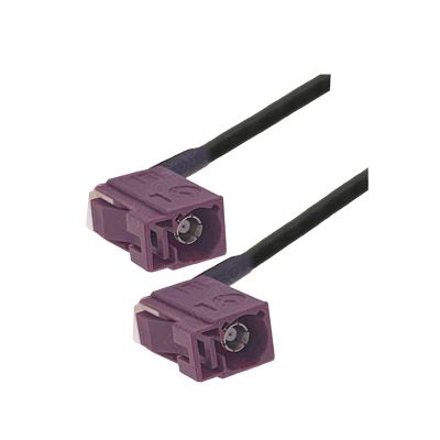 AJOHBM RAL 4004 Fakra D Male/Female 50 Ohm RG174 Cable GSM Antenna Extension Cord RF Coaxial Pigtail for GSM Cellular Phone (Color : Fakra D F90 to F90, Size : 3M)