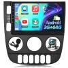 [2+64G] Car Radio for Mercedes Benz W163 ML320 ML350 ML400 ML500 1997-2005 - Wireless Carplay and Android Auto - 9 Inch Touchscreen Car Stereo with WiFi/GPS/Multiple UI + AHD Backup Camera