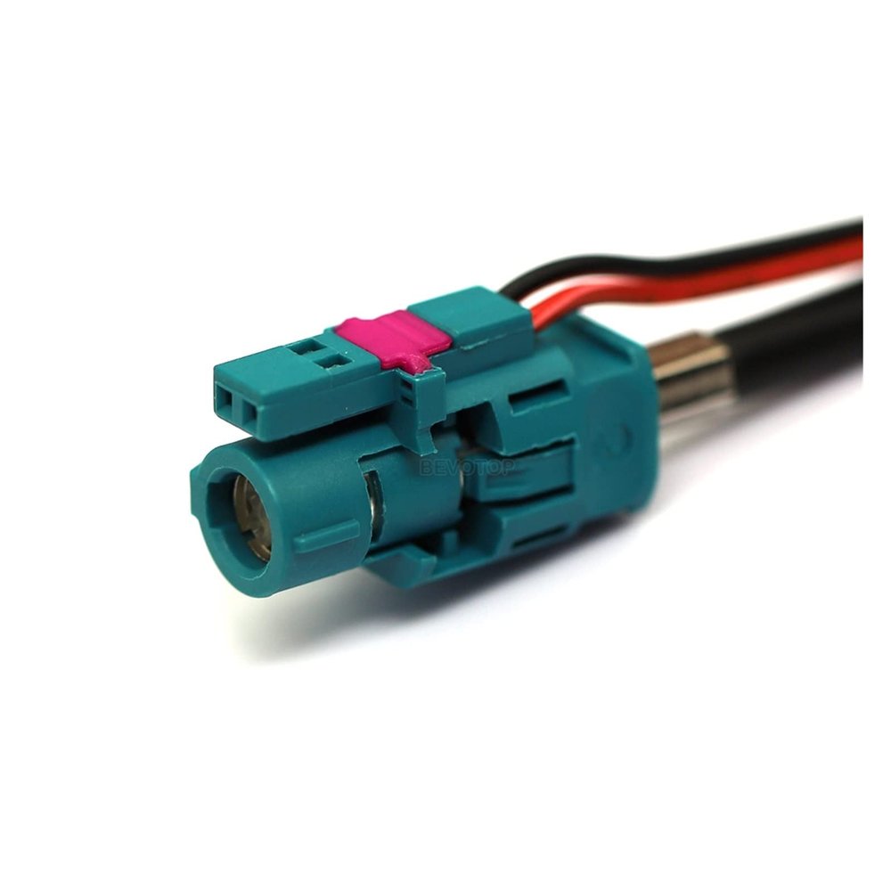 AJOHBM 1pcs Good Car LVDS Video Line Cable NBT EVO System Universal Fakra HSD Z Female RA NBT Video 535 Cable (Color : HSD Z 6Pin F to F, Size : 2M)