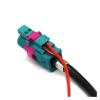 AJOHBM 1pcs Good Car LVDS Video Line Cable NBT EVO System Universal Fakra HSD Z Female RA NBT Video 535 Cable (Color : HSD Z 6Pin F to F, Size : 2M) view 2
