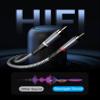 BlueRigger 3.5mm Aux to 2RCA Audio Cable (10FT, 90D Stereo Splitter Y 2RCA Male, Braided, 1/8" RightAngled TRS to RCA, Hi-Fi Sound, Metal Shell) - for Phones, Amplifiers, Tablets, Home Theater, HDTV view 4