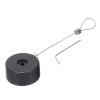 MECCANIXITY Retractable Security Cable Lock,Remote Control Security Lock,Remote Control Anti-Lost Rope with Double-Sided Adhesive for TV,DVD,Cup 1Set Black 35.43" Length view 1