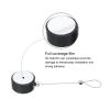 MECCANIXITY Retractable Security Cable Lock,Remote Control Security Lock,Remote Control Anti-Lost Rope with Double-Sided Adhesive for TV,DVD,Cup 1Set Black 35.43" Length view 4