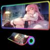NOLLAM Gaming Mouse Pad Anime Girl Sexy Boobs RGB Backlit Carpet Desktop Mouse Pad Chest Ass Breast Office Home Boy Girl Gift (C,31.49x12 inche) view 1