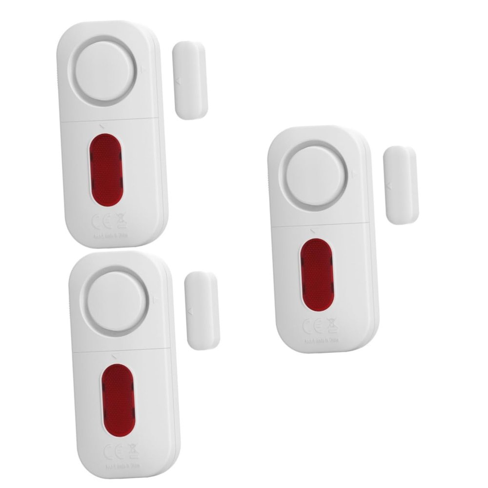 OSALADI 3pcs Door Window Alarm Sensor -Theft for Boy Girl Safety Easy to Install Home for Doors for Apartments Offices and Garages