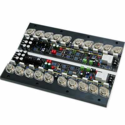 One Pair of YJ E505 HiFi AMP Gold Sealed MJ15024G MJ15025G 2SA1930 2SC5171 Tube Power Amplifier Board