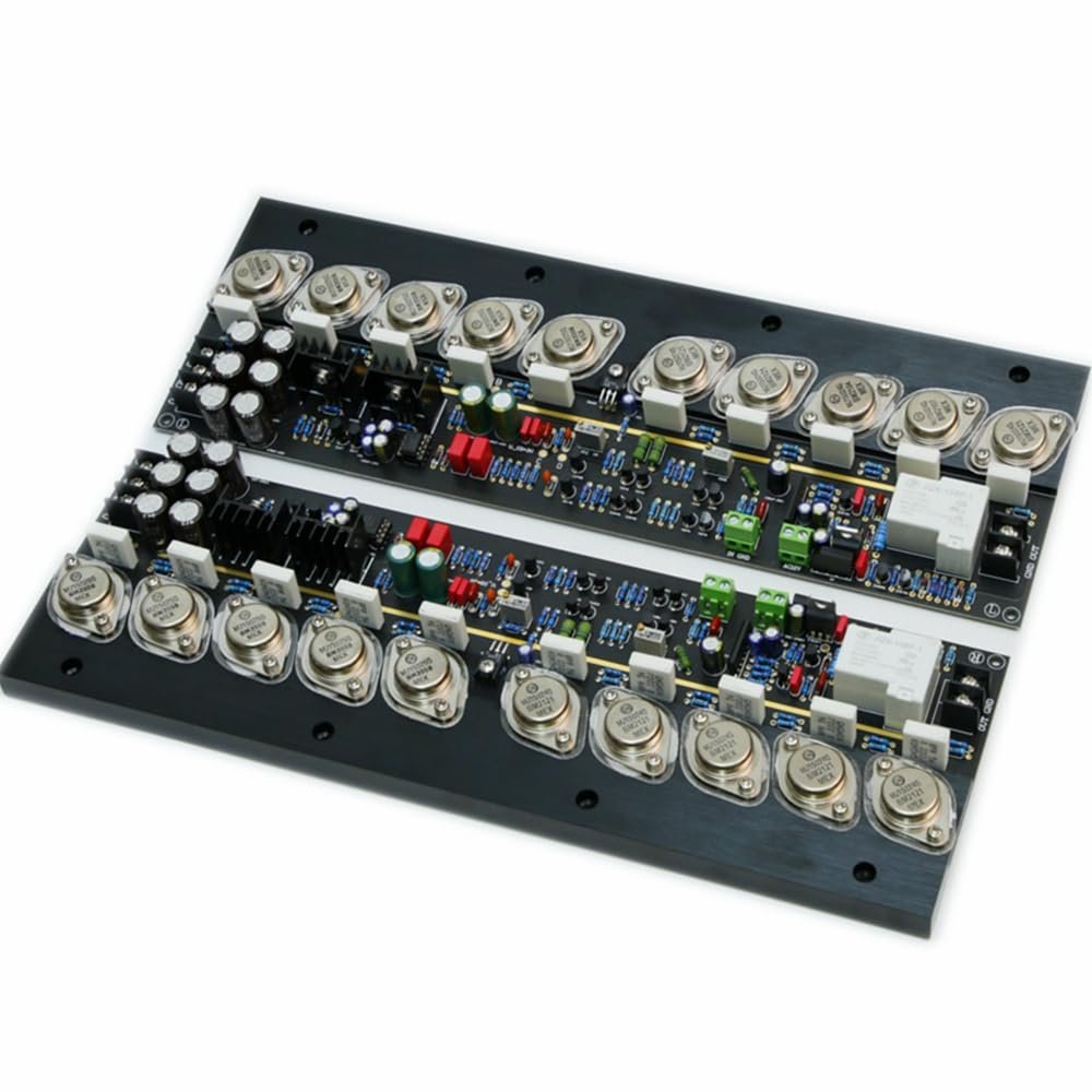 One Pair of YJ E505 HiFi AMP Gold Sealed MJ15024G MJ15025G 2SA1930 2SC5171 Tube Power Amplifier Board