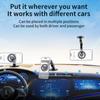 NovelGoal Magnetic Cell Phone Holder Universal 360 Rotation Adjustable Foldable Rotating Magnetic Holder Car Phone Bracket Magnet Mount (Silver) view 4