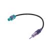 Car Truck Player Stereo Antenna Adapter Antenna DIN Male Plug to Male Aerial Plug FM Converter Cable Fakra Z Male Pigtail (Color : Fakra Z M to L DIN M, Size : 2M) view 2