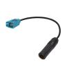 Car Truck Player Stereo Antenna Adapter Antenna DIN Male Plug to Male Aerial Plug FM Converter Cable Fakra Z Male Pigtail (Color : Fakra Z M to L DIN M, Size : 2M) view 4