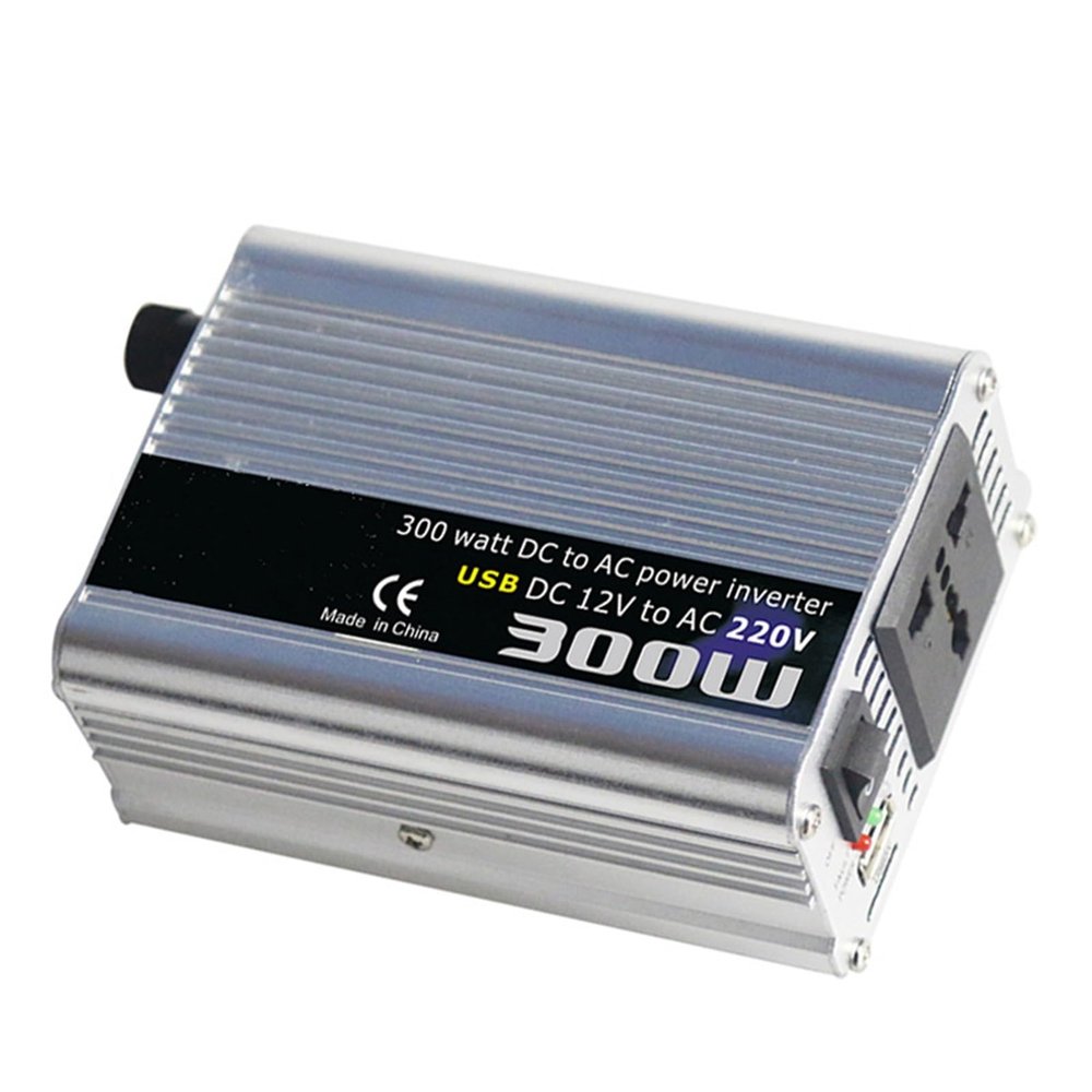 SPABOY 300W car Inverter with USB 12V to 220V Converter (Color : 12V 300WUSB)