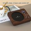 Coffee Mug Warmer for Desk3-Temp Settings & 12-Hour Timer Coffee Warmer Candle Warmer Auto Shut Off  Wax Warmer for Scented Wax Heating Coffee Mug for Coffee, Tea, Milk (Wood Grain) view 2