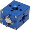 Eonvic 3/8" Square Bracket Adapter 25mm Removable Square Handle Extension Side Panel Kit for ARRI RED Camera Vaxis Image Transmission (Blue) view 1