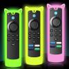 3 Packs Protective Remote Cover Case, Silicone Sleeve Remote Control Cover Glow in The Dark with Lanyard(Glow Green & Glow Yellow & Glow Pink) view 1