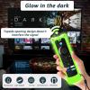 3 Packs Protective Remote Cover Case, Silicone Sleeve Remote Cover Glow in The Dark with Lanyard(Glow Green & Glow Purple & Sky Blue) view 2