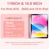 FGZZROU for iPad 11th 10th Generation Case with Keyboard 10.9 Inch 7Color Backlit Detachable Wireless BT Keyboard Folio Protective Case with Pen Holder for New iPad 10th Generation 2022 (Pink) view 2