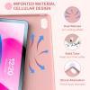 FGZZROU for iPad 11th 10th Generation Case with Keyboard 10.9 Inch 7Color Backlit Detachable Wireless BT Keyboard Folio Protective Case with Pen Holder for New iPad 10th Generation 2022 (Pink) view 3