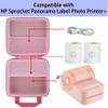 co2CREA Hard Case Compatible with HP Sprocket Panorama Instant Portable Color Label Photo Printer (Pink) view 3