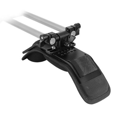 NovelGoal Comfortable Shoulder Pad with 15mm Tube Clamp 1/4 3/8 Screw Hole for Video Camcorder Camera DV Support System DSLR Rig